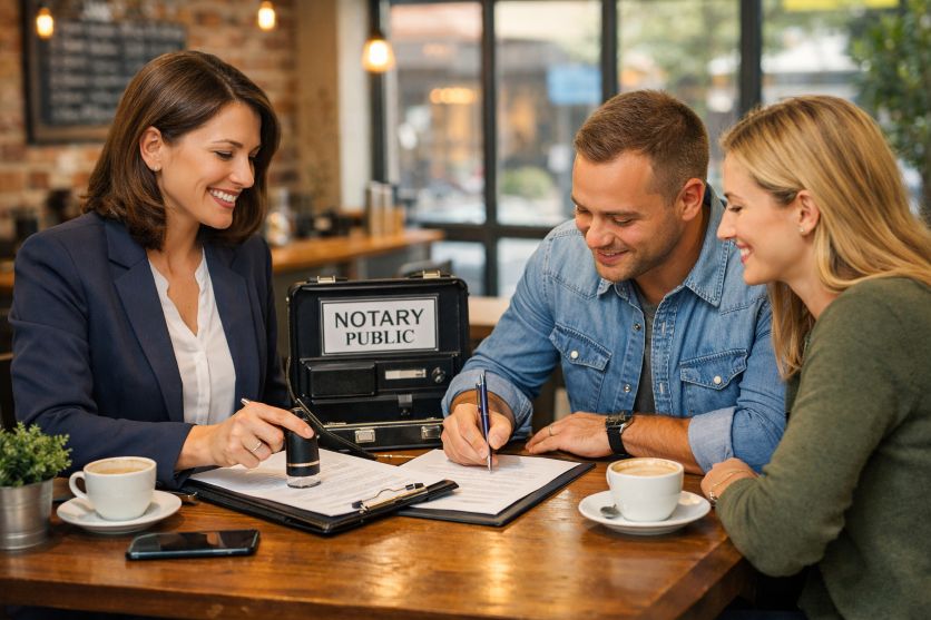 mobile notary meeting